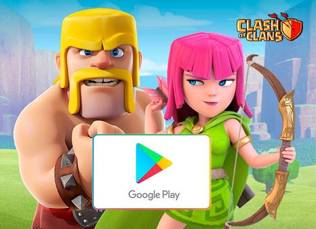 Clash Of Clans Aplicativo De Jogo Móvel. Fundo De Dinheiro